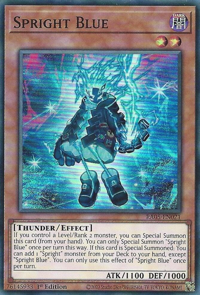 Spright Blue [RA05-EN021] Super Rare | Black Swamp Games