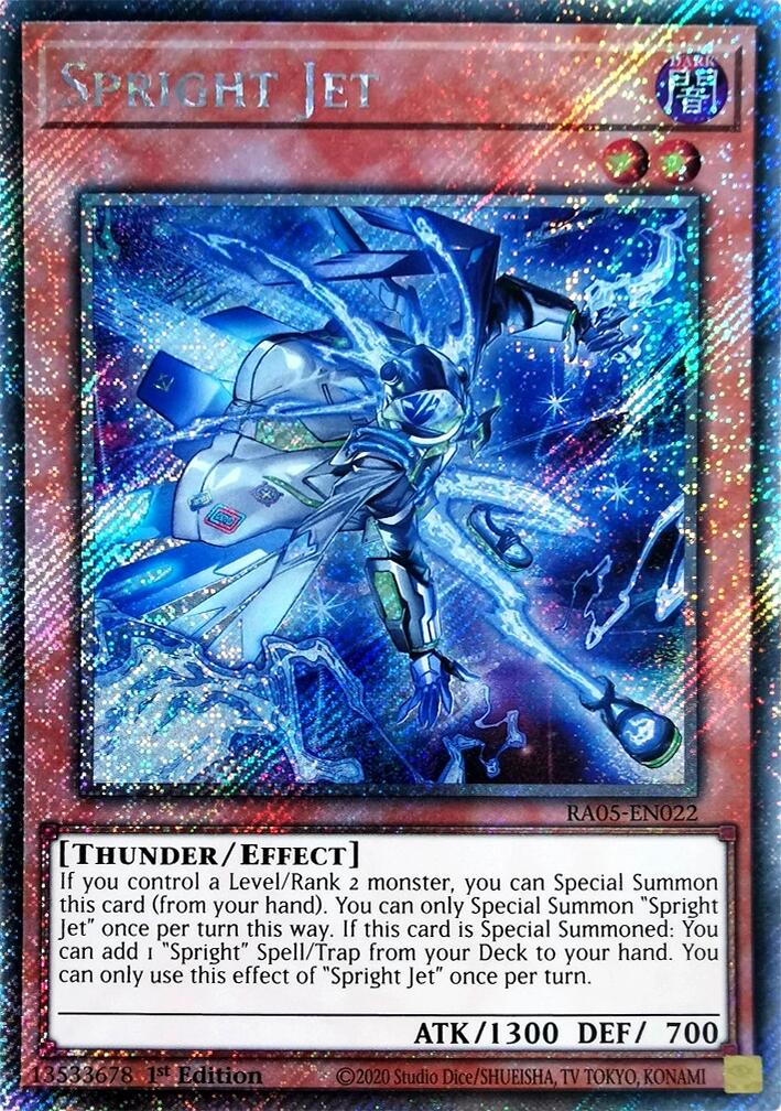 Spright Jet (Platinum Secret Rare) [RA05-EN022] Platinum Secret Rare | Black Swamp Games