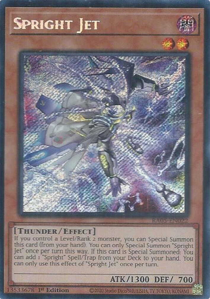 Spright Jet (Secret Rare) [RA05-EN022] Secret Rare | Black Swamp Games