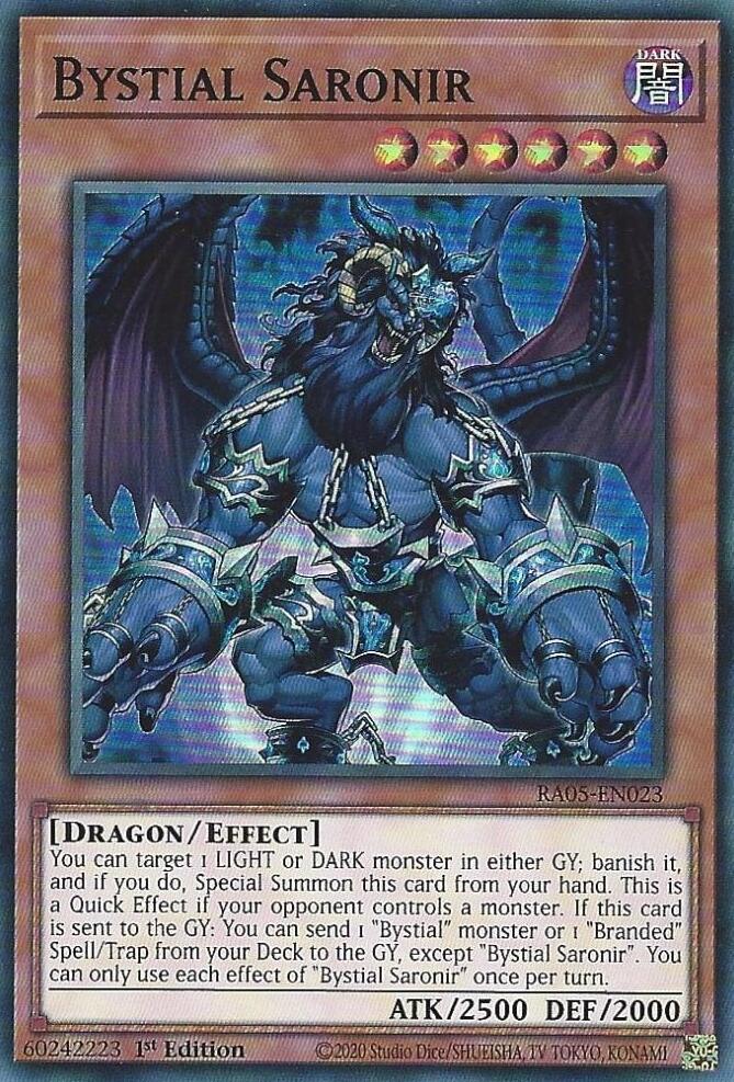 Bystial Saronir [RA05-EN023] Super Rare | Black Swamp Games