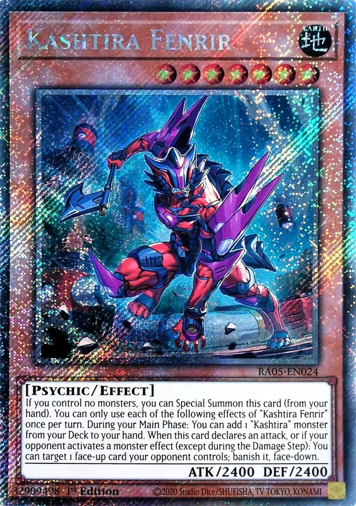 Kashtira Fenrir (Platinum Secret Rare) [RA05-EN024] Platinum Secret Rare | Black Swamp Games