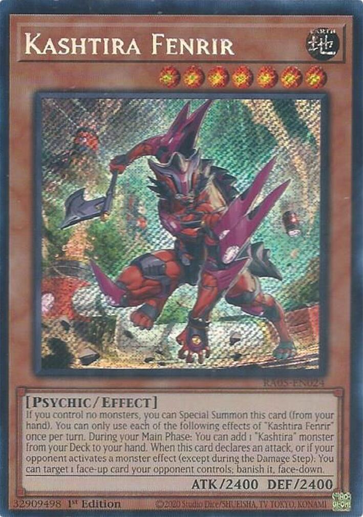 Kashtira Fenrir (Secret Rare) [RA05-EN024] Secret Rare | Black Swamp Games
