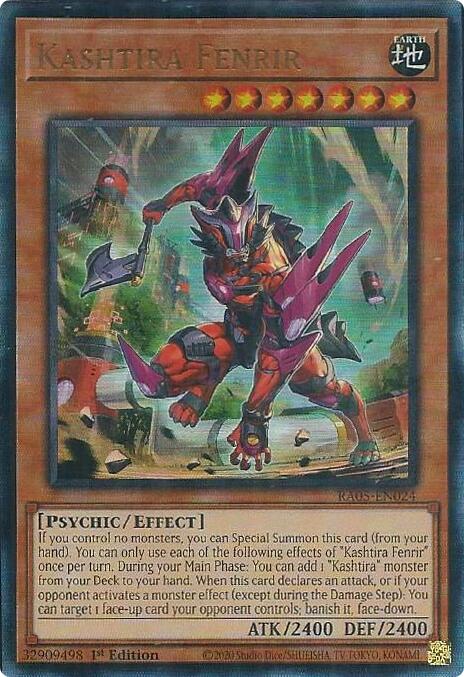 Kashtira Fenrir (Ultimate Rare) [RA05-EN024] Ultimate Rare | Black Swamp Games