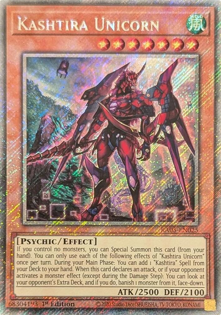 Kashtira Unicorn (Platinum Secret Rare) [RA05-EN025] Platinum Secret Rare | Black Swamp Games