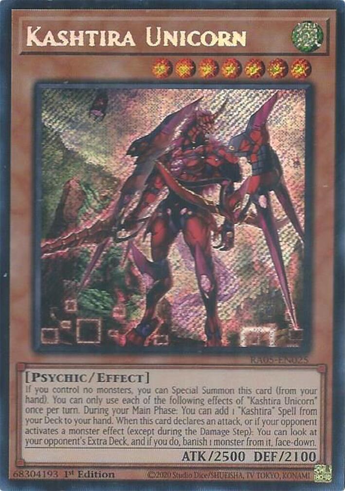 Kashtira Unicorn (Secret Rare) [RA05-EN025] Secret Rare | Black Swamp Games