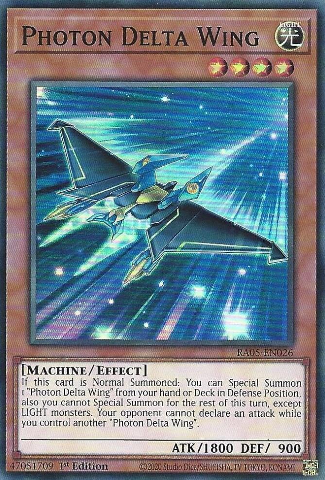 Photon Delta Wing [RA05-EN026] Super Rare | Black Swamp Games