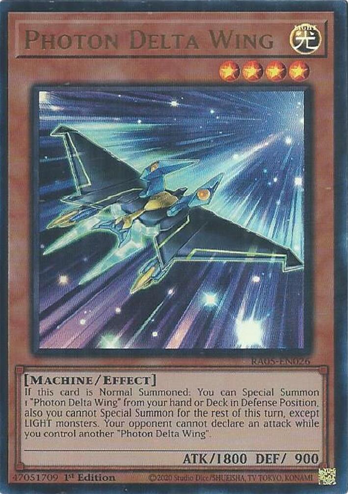 Photon Delta Wing (Ultra Rare) [RA05-EN026] Ultra Rare | Black Swamp Games
