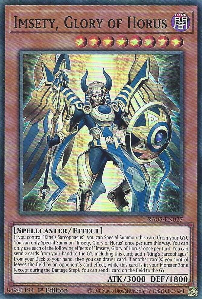 Imsety, Glory of Horus [RA05-EN027] Super Rare | Black Swamp Games