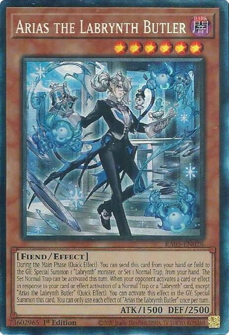 Arias the Labrynth Butler (Collector's Rare) [RA05-EN028] Collector's Rare | Black Swamp Games