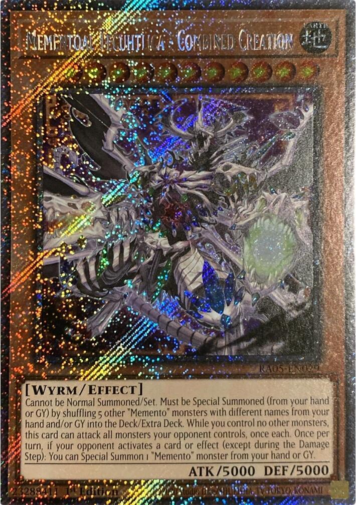 Mementoal Tecuhtlica - Combined Creation (Platinum Secret Rare) [RA05-EN029] Platinum Secret Rare | Black Swamp Games