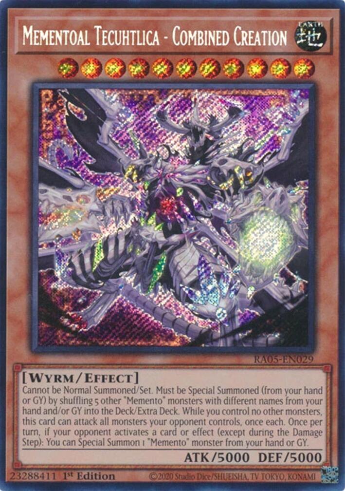 Mementoal Tecuhtlica - Combined Creation (Secret Rare) [RA05-EN029] Secret Rare | Black Swamp Games