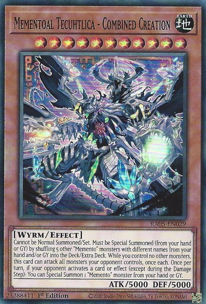 Mementoal Tecuhtlica - Combined Creation [RA05-EN029] Super Rare | Black Swamp Games
