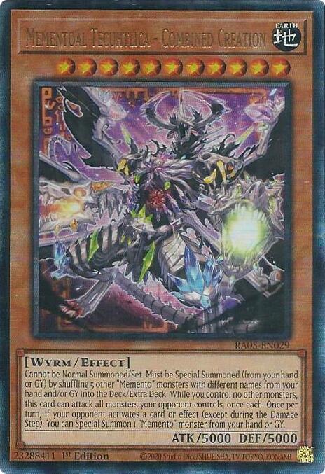 Mementoal Tecuhtlica - Combined Creation (Ultimate Rare) [RA05-EN029] Ultimate Rare | Black Swamp Games