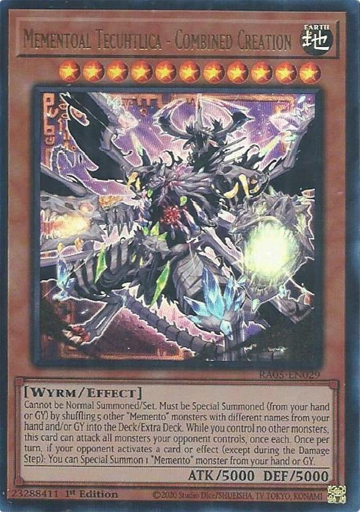 Mementoal Tecuhtlica - Combined Creation (Ultra Rare) [RA05-EN029] Ultra Rare | Black Swamp Games