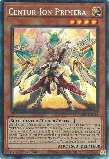 Centur-Ion Primera (Collector's Rare) [RA05-EN030] Collector's Rare | Black Swamp Games
