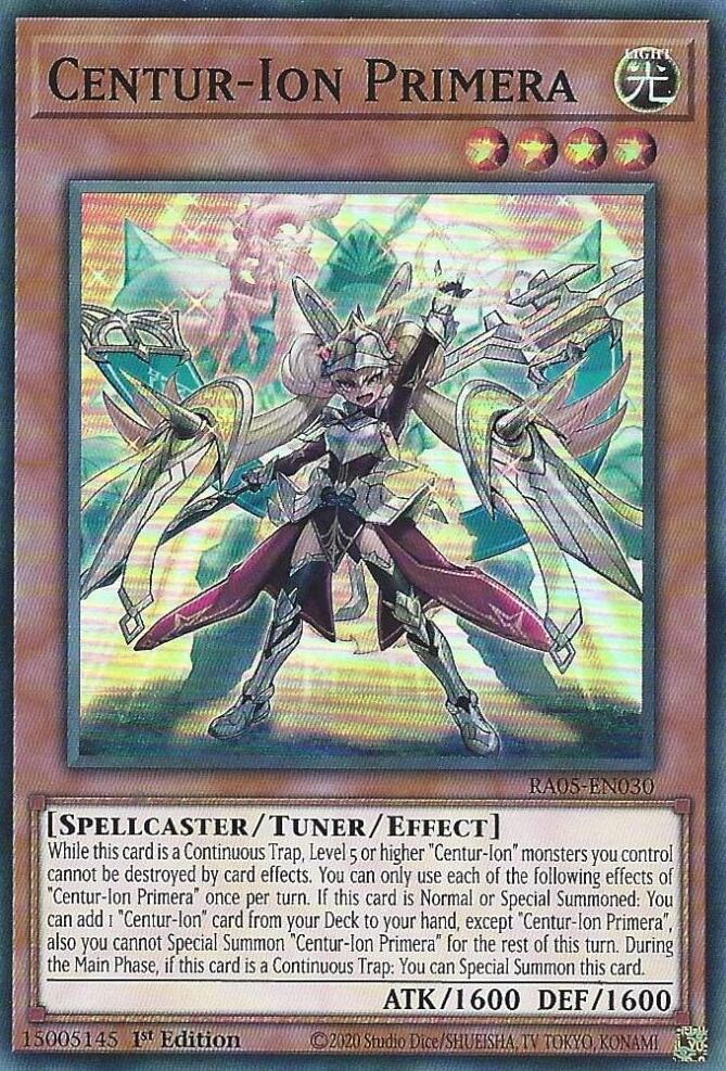 Centur-Ion Primera [RA05-EN030] Super Rare | Black Swamp Games
