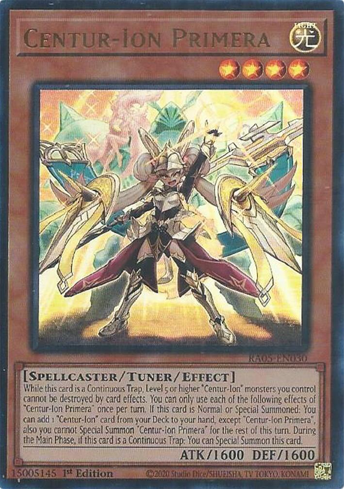 Centur-Ion Primera (Ultra Rare) [RA05-EN030] Ultra Rare | Black Swamp Games