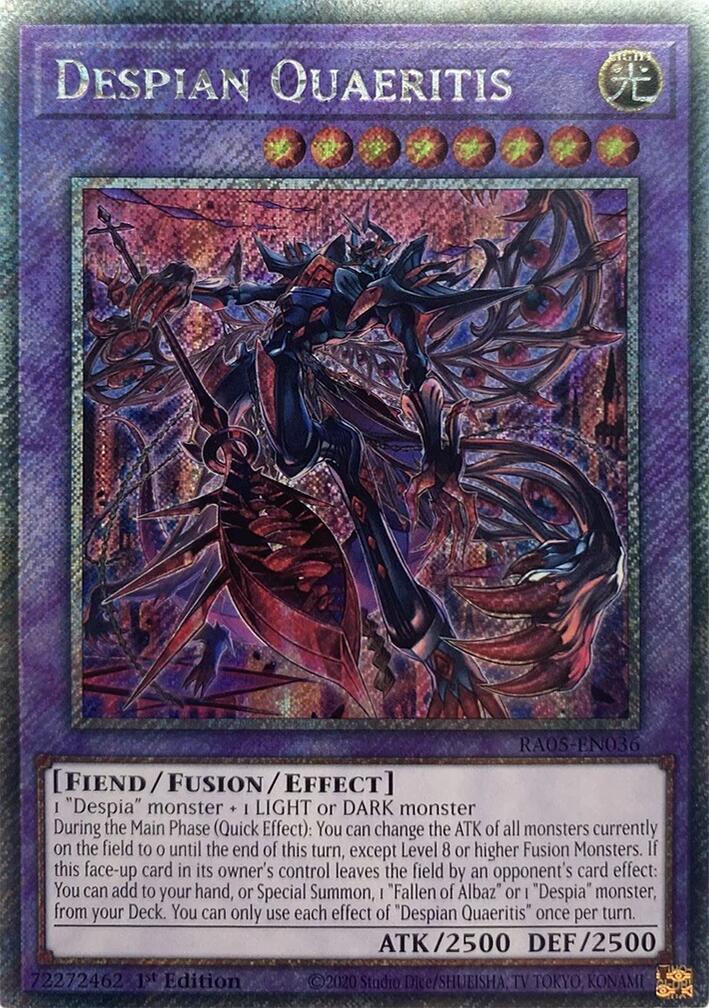 Despian Quaeritis (Platinum Secret Rare) [RA05-EN036] Platinum Secret Rare | Black Swamp Games