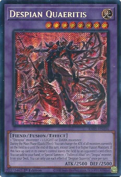 Despian Quaeritis (Secret Rare) [RA05-EN036] Secret Rare | Black Swamp Games