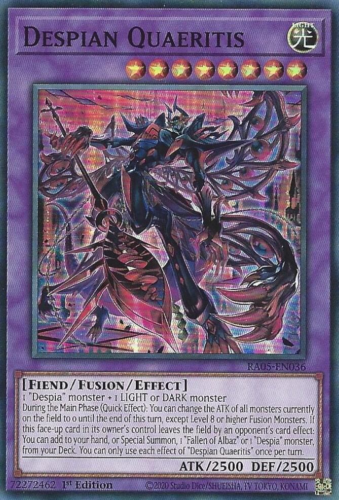 Despian Quaeritis [RA05-EN036] Super Rare | Black Swamp Games