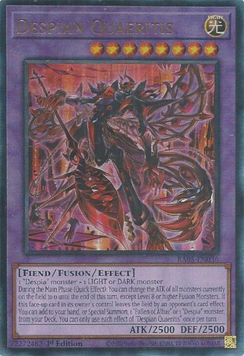 Despian Quaeritis (Ultimate Rare) [RA05-EN036] Ultimate Rare | Black Swamp Games