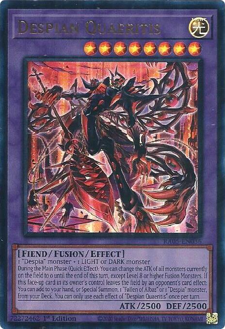 Despian Quaeritis (Ultra Rare) [RA05-EN036] Ultra Rare | Black Swamp Games