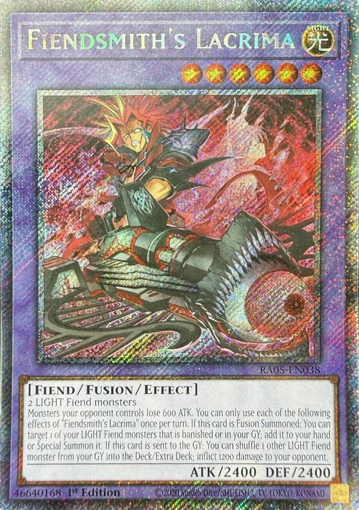 Fiendsmith's Lacrima (Platinum Secret Rare) [RA05-EN038] Platinum Secret Rare | Black Swamp Games
