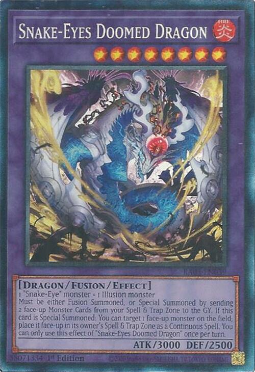 Snake-Eyes Doomed Dragon (Collector's Rare) [RA05-EN039] Collector's Rare | Black Swamp Games