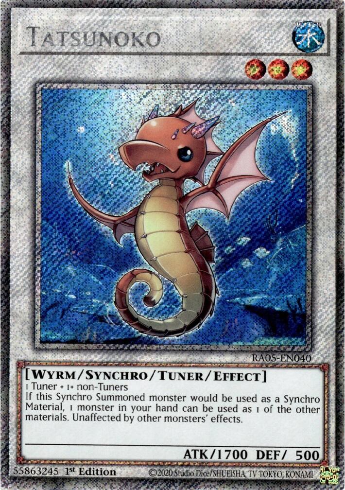 Tatsunoko (Platinum Secret Rare) [RA05-EN040] Platinum Secret Rare | Black Swamp Games