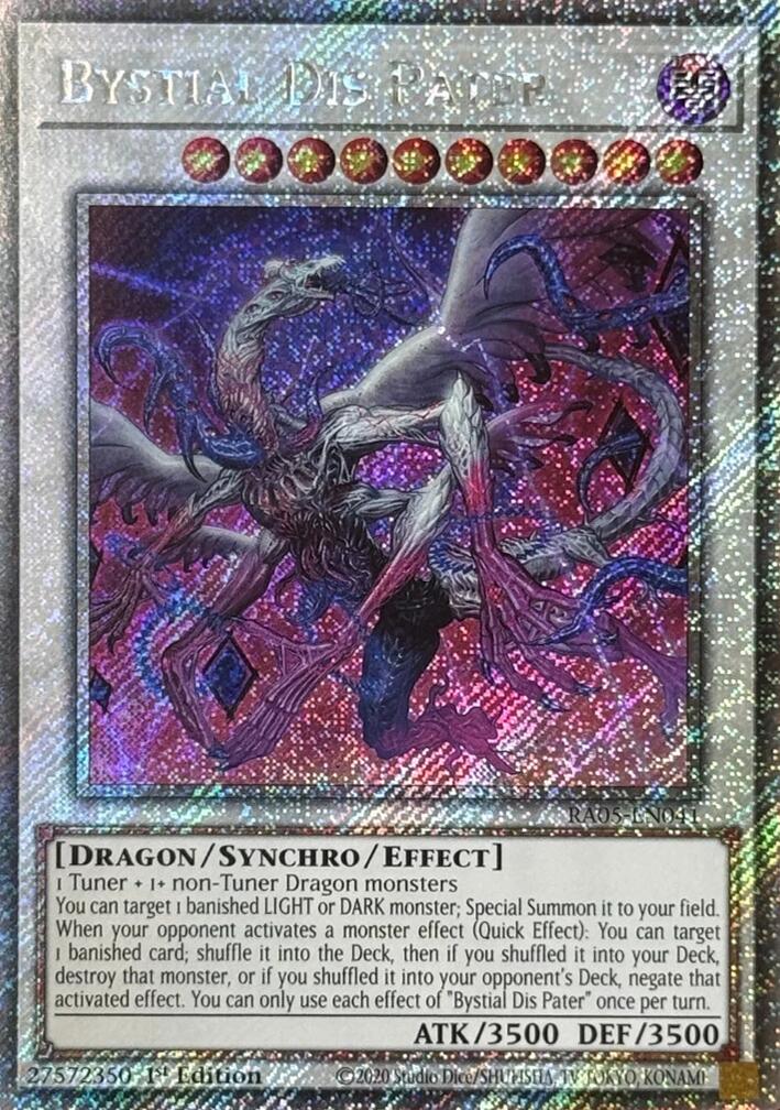 Bystial Dis Pater (Platinum Secret Rare) [RA05-EN041] Platinum Secret Rare | Black Swamp Games