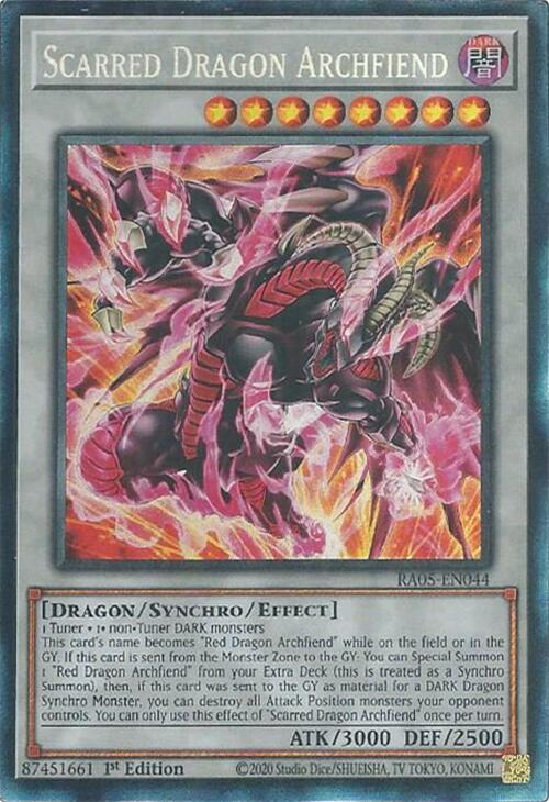 Scarred Dragon Archfiend (Collector's Rare) [RA05-EN044] Collector's Rare | Black Swamp Games