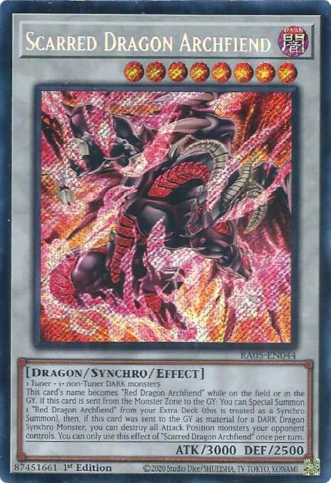 Scarred Dragon Archfiend (Secret Rare) [RA05-EN044] Secret Rare | Black Swamp Games