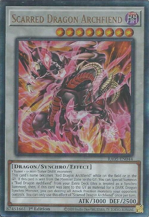 Scarred Dragon Archfiend (Ultimate Rare) [RA05-EN044] Ultimate Rare | Black Swamp Games