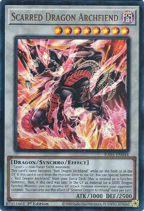 Scarred Dragon Archfiend (Ultra Rare) [RA05-EN044] Ultra Rare | Black Swamp Games