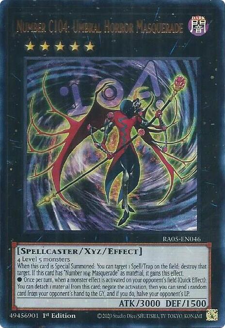 Number C104: Umbral Horror Masquerade (Ultra Rare) [RA05-EN046] Ultra Rare | Black Swamp Games