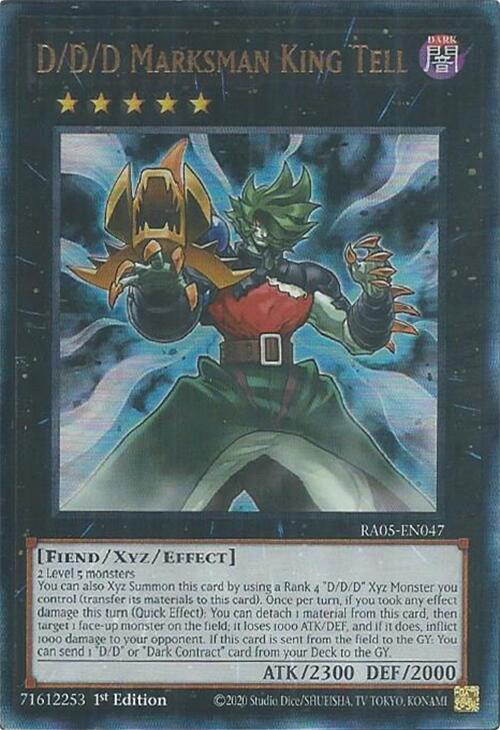 D/D/D Marksman King Tell (Ultimate Rare) [RA05-EN047] Ultimate Rare | Black Swamp Games