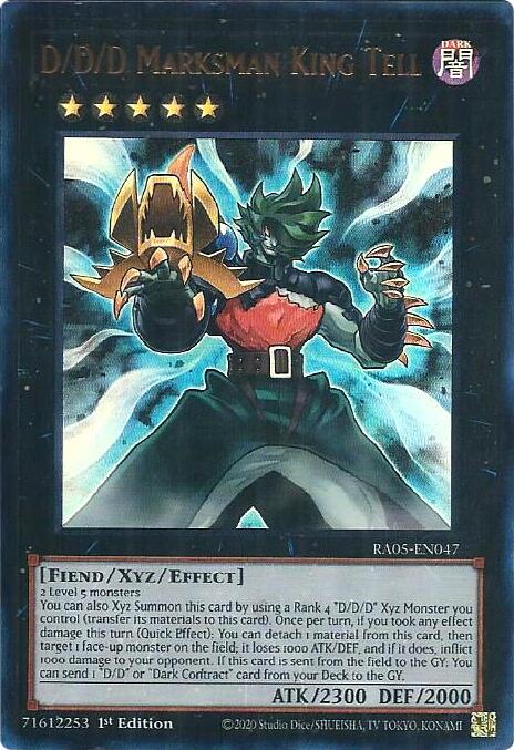 D/D/D Marksman King Tell (Ultra Rare) [RA05-EN047] Ultra Rare | Black Swamp Games