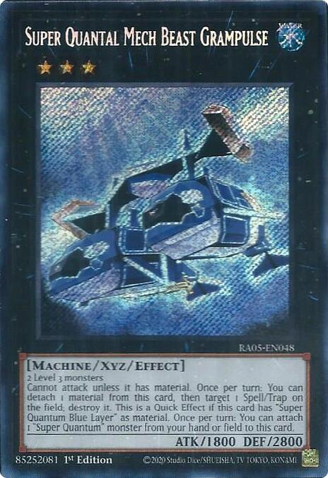 Super Quantal Mech Beast Grampulse (Secret Rare) [RA05-EN048] Secret Rare | Black Swamp Games