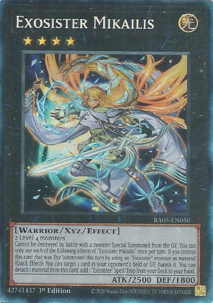 Exosister Mikailis (Collector's Rare) [RA05-EN050] Collector's Rare | Black Swamp Games