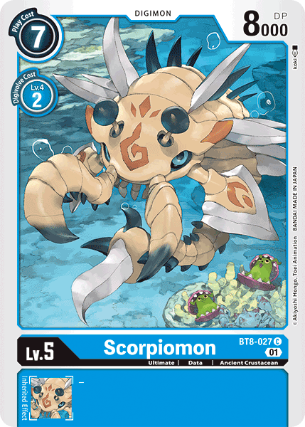 Scorpiomon [BT8-027] [New Awakening] | Black Swamp Games