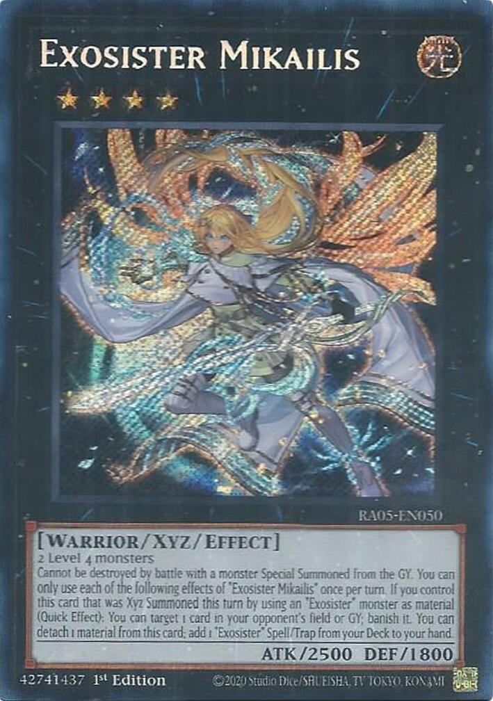 Exosister Mikailis (Secret Rare) [RA05-EN050] Secret Rare | Black Swamp Games