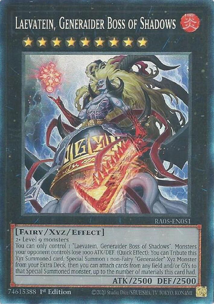 Laevatein, Generaider Boss of Shadows (Collector's Rare) [RA05-EN051] Collector's Rare | Black Swamp Games