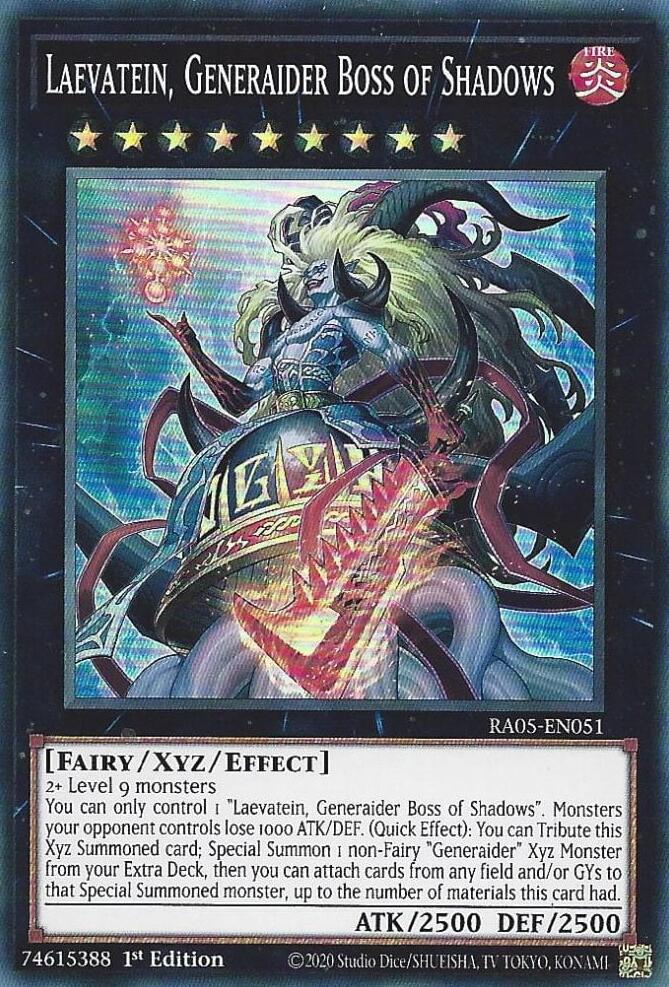 Laevatein, Generaider Boss of Shadows [RA05-EN051] Super Rare | Black Swamp Games