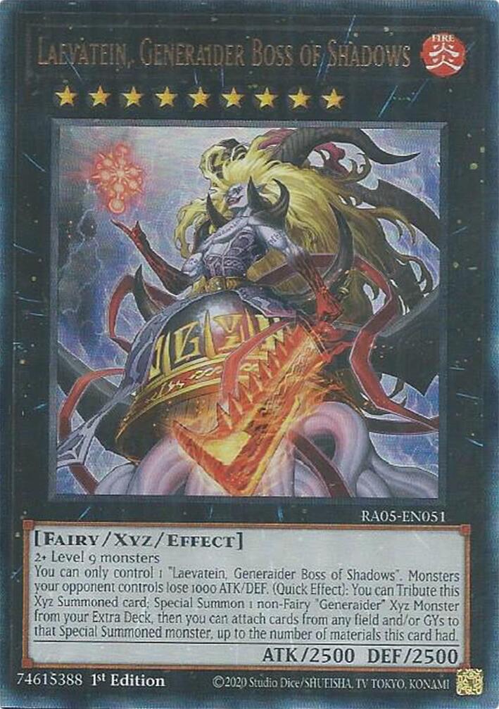Laevatein, Generaider Boss of Shadows (Ultimate Rare) [RA05-EN051] Ultimate Rare | Black Swamp Games