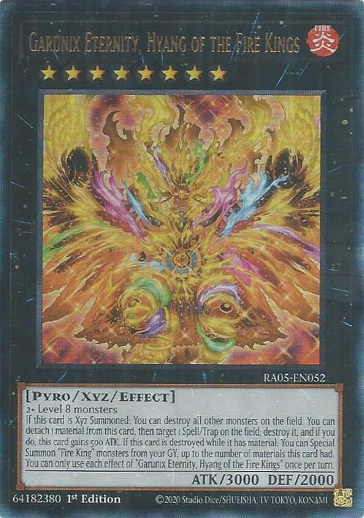 Garunix Eternity, Hyang of the Fire Kings (Ultimate Rare) [RA05-EN052] Ultimate Rare | Black Swamp Games
