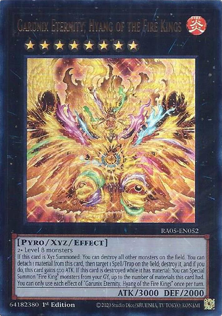Garunix Eternity, Hyang of the Fire Kings (Ultra Rare) [RA05-EN052] Ultra Rare | Black Swamp Games
