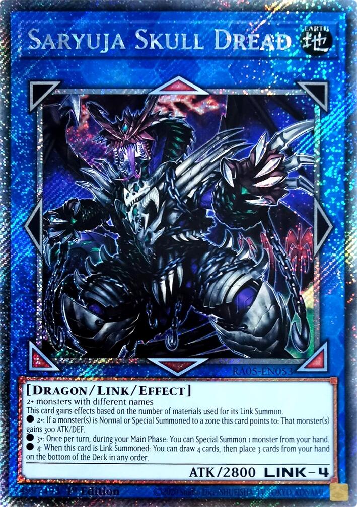 Saryuja Skull Dread (Platinum Secret Rare) [RA05-EN053] Platinum Secret Rare | Black Swamp Games