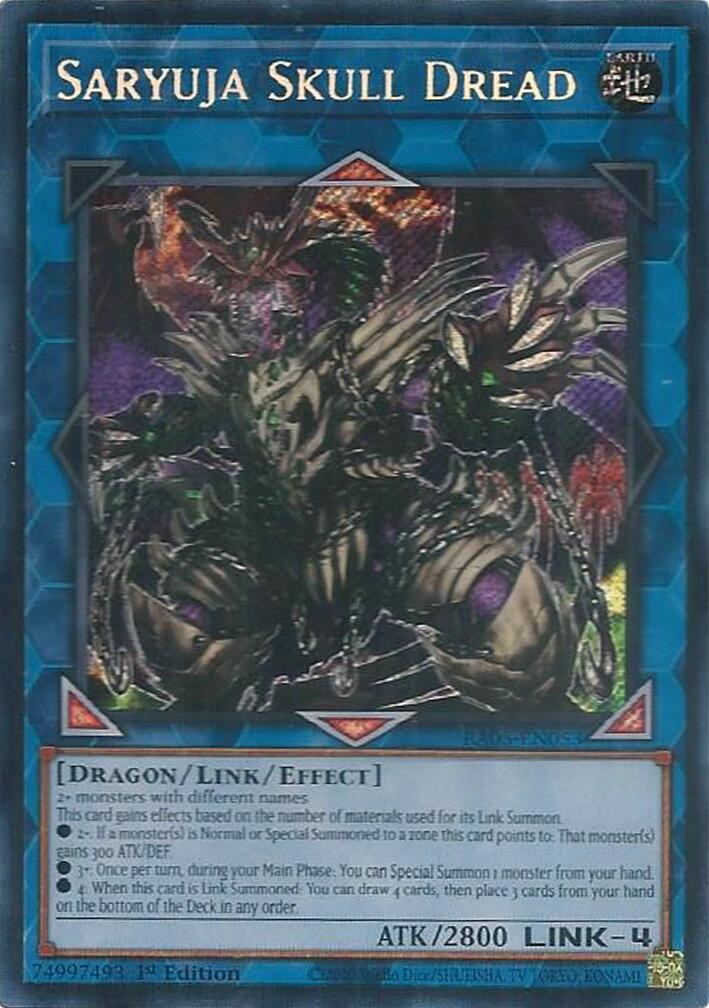 Saryuja Skull Dread (Secret Rare) [RA05-EN053] Secret Rare | Black Swamp Games