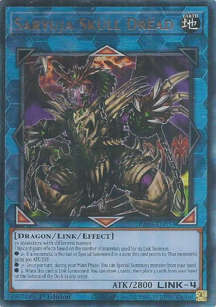 Saryuja Skull Dread (Ultimate Rare) [RA05-EN053] Ultimate Rare | Black Swamp Games