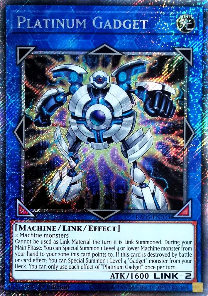 Platinum Gadget (Platinum Secret Rare) [RA05-EN054] Platinum Secret Rare | Black Swamp Games